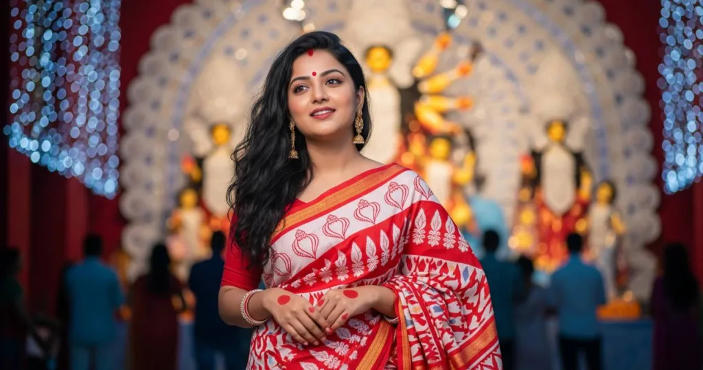 Durga Puja Saree