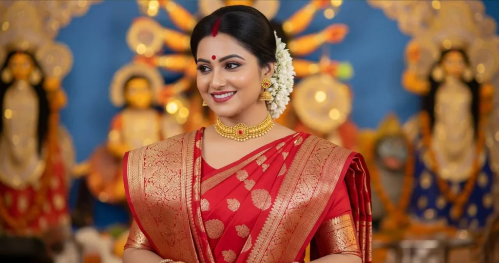 Durga Puja Saree